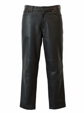 Vintage Modele Algo High Waisted Leather Pants
